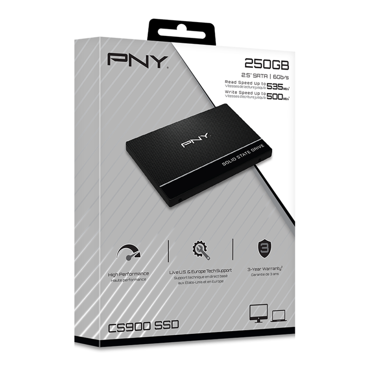 SSD PNY CS900 M.2 2280 250GB QLC